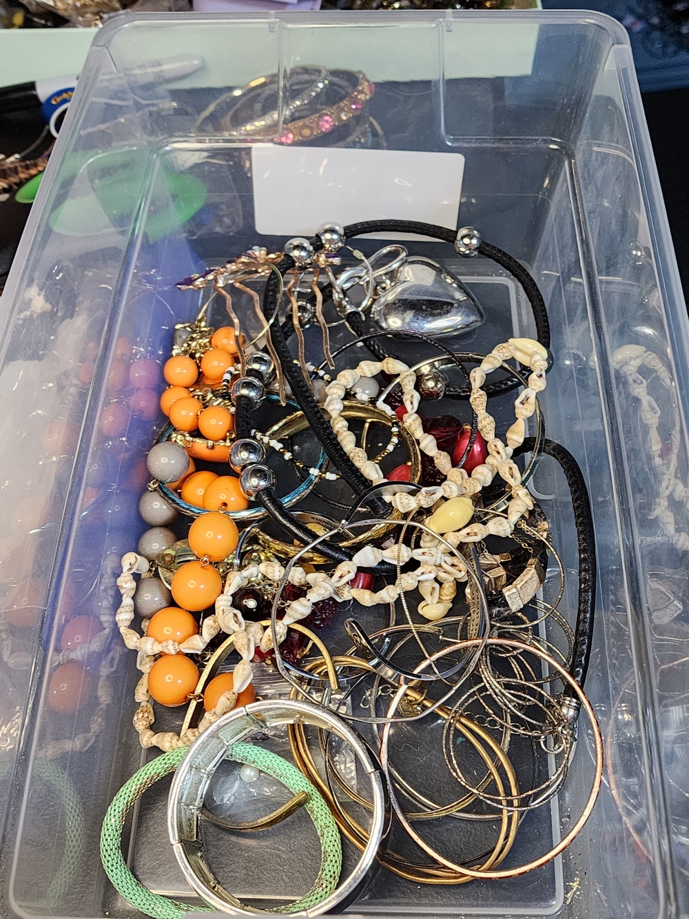 1lb Multicolor Fashion Jewelry Lot - For Crafting May Or May Not Have Matches
